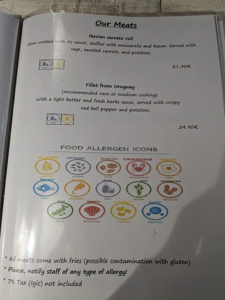 Menu_Dolmen Restaurant_Costa Teguise_image_2