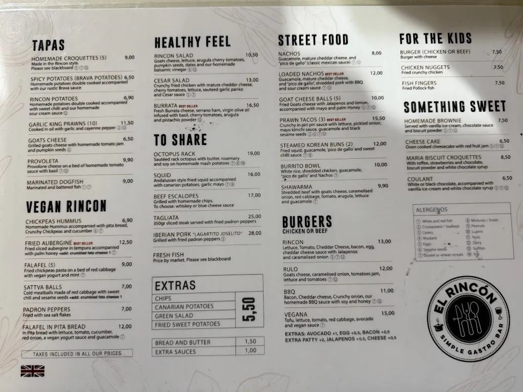 Menu_El rincón simple gastro bar_Costa Teguise_image_2