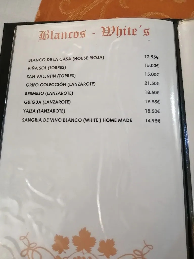 Menu_Restaurante Mesón El portón_Costa Teguise_image_1