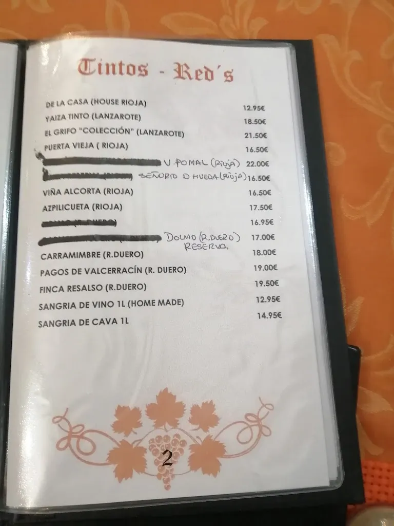 Menu_Restaurante Mesón El portón_Costa Teguise_image_3