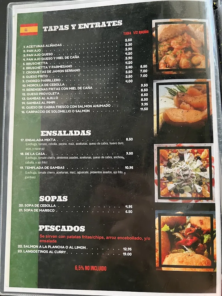 Menu_Grill La Vaca Loca_Costa Teguise_image_3