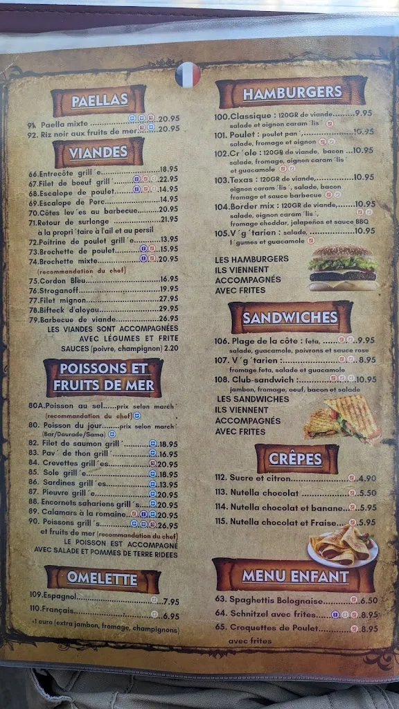 Menu_Restaurante Costa Beach_Costa Calma_immagine_3