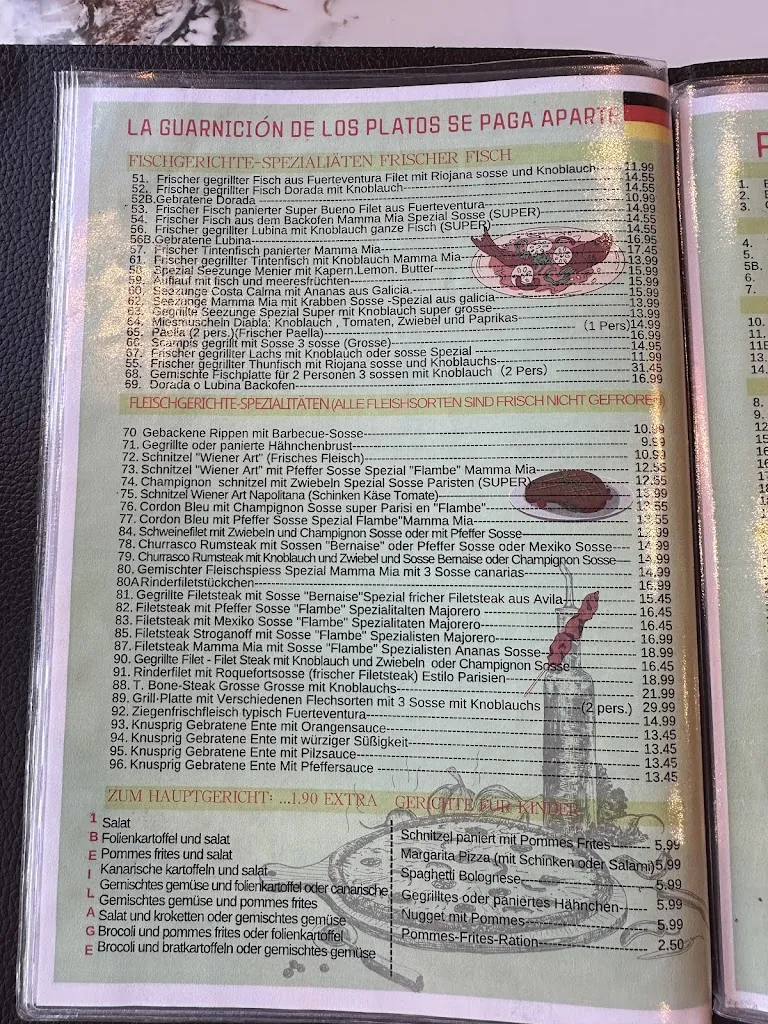 Menu_Restaurant Mamma Mia_Costa Calma_image_1