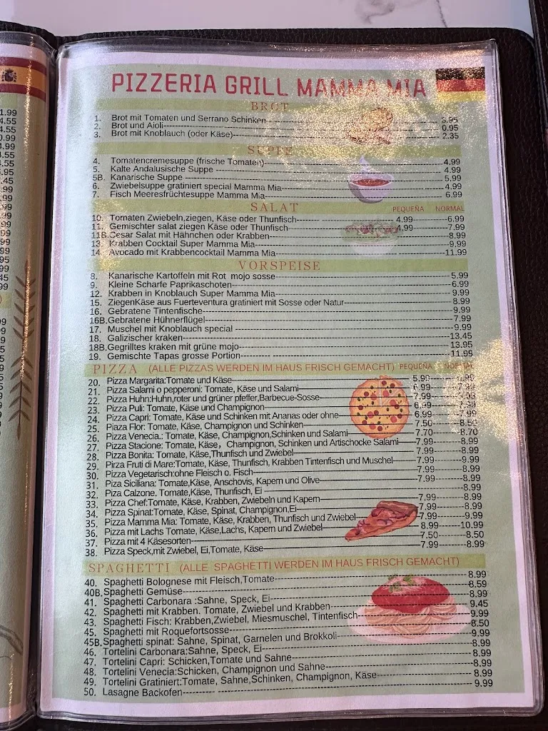 Menu_Restaurant Mamma Mia_Costa Calma_image_2