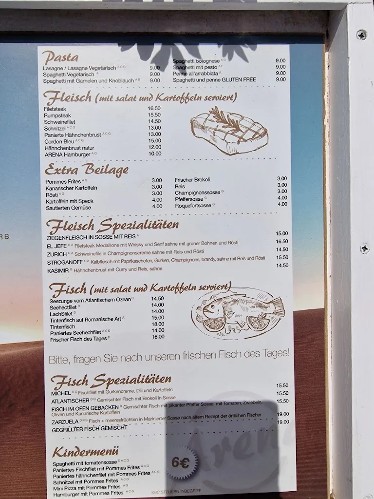 Menu_Restaurante Arena_Costa Calma_image_1