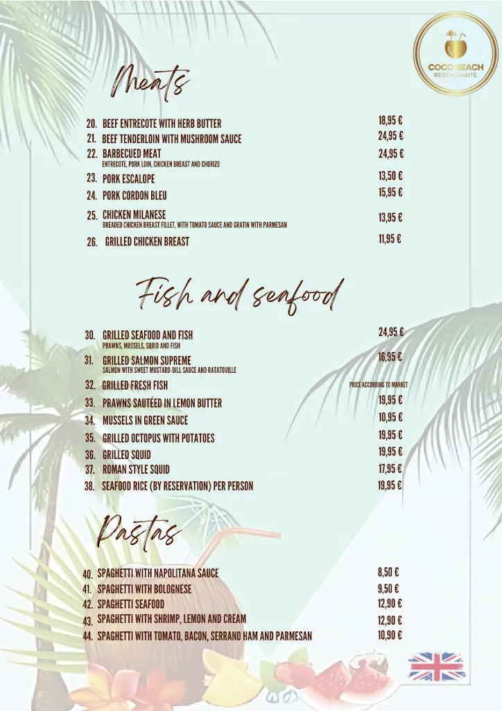 Menu_Coco Beach Costa Calma_Costa Calma_immagine_4