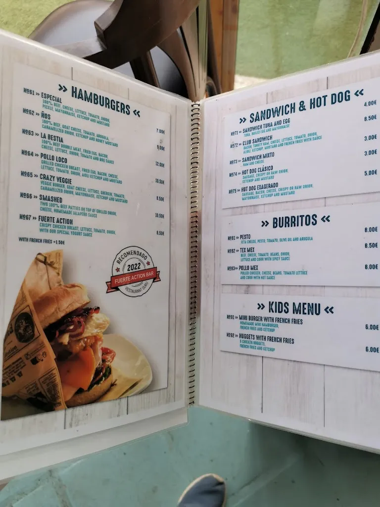 Menu_Fuerte Bar_Costa Calma_immagine_4