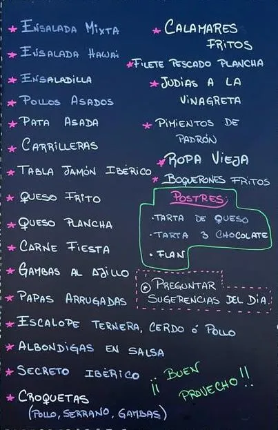 Menu_NOEL'S BAR_Costa Calma_immagine_1