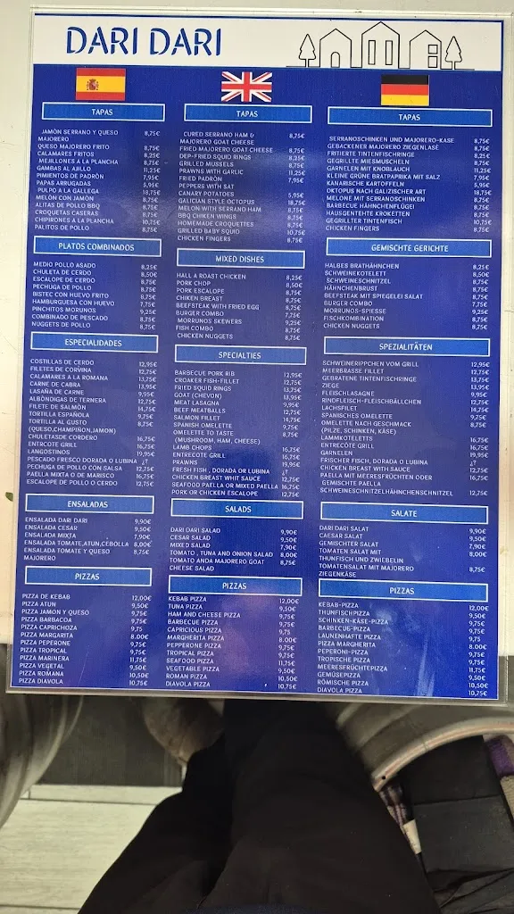 Menu_BAR DARI DARI_Costa Calma_image_1