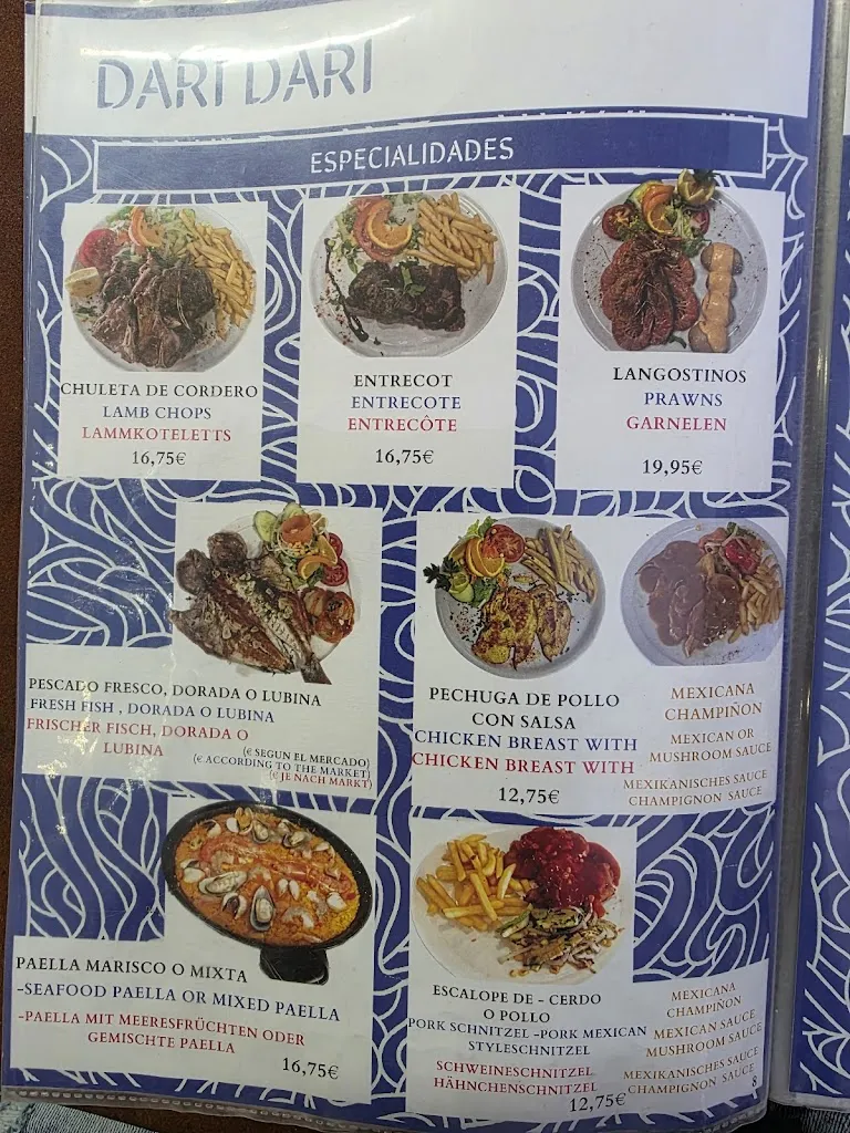 Menu_BAR DARI DARI_Costa Calma_image_4