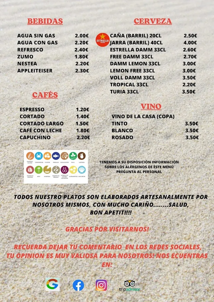 Menu_PUNTO FUERTE cocina & pizzería_Costa Calma_image_1