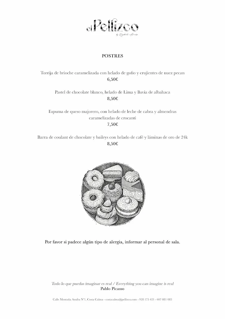 Menu_El Pellizco by Rigoberto Almeida_Costa Calma_image_3