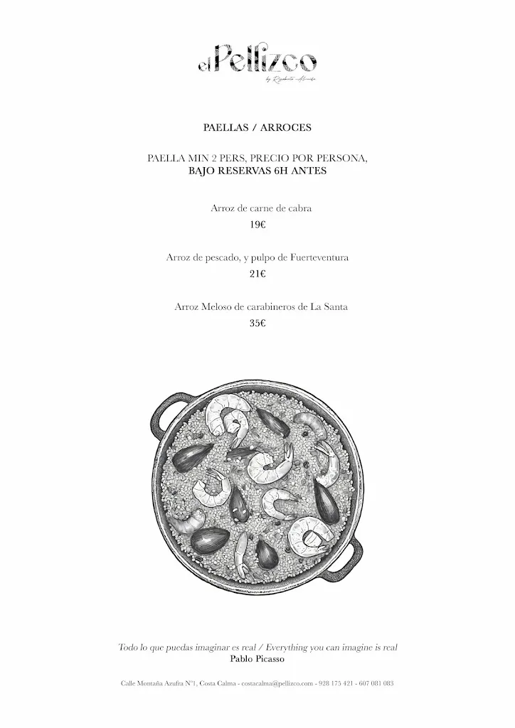 Menu_El Pellizco by Rigoberto Almeida_Costa Calma_image_4