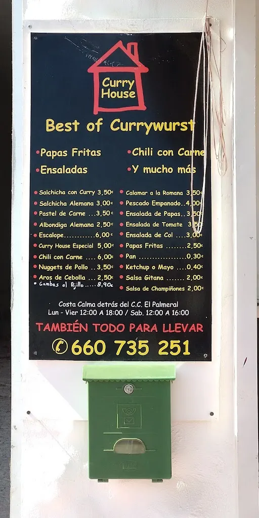 Menu_Curry House_Costa Calma_image_2