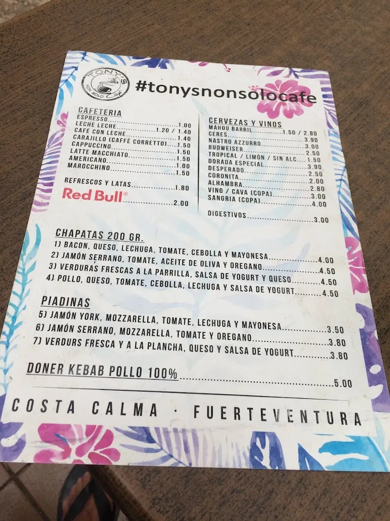 Menu_Tonysnonsolocafe_Costa Calma_image_3