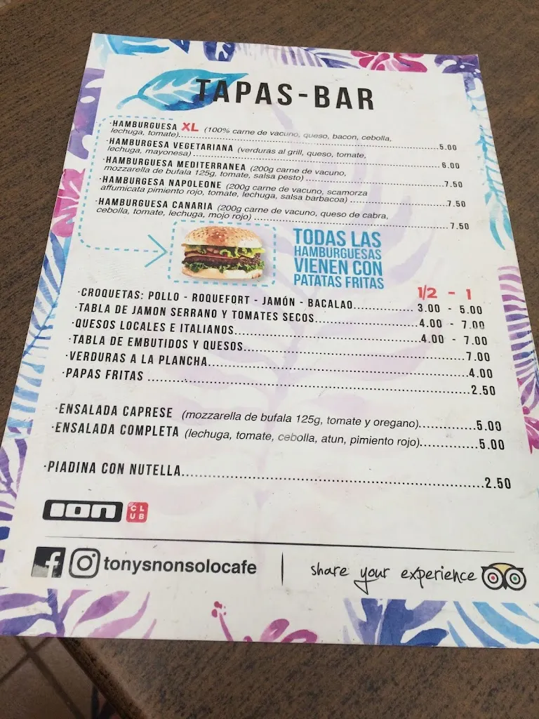 Menu_Tonysnonsolocafe_Costa Calma_image_4