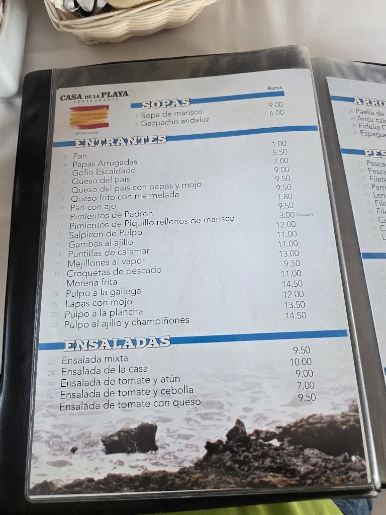 Menu_La Casa de La Playa_Haría_immagine_4