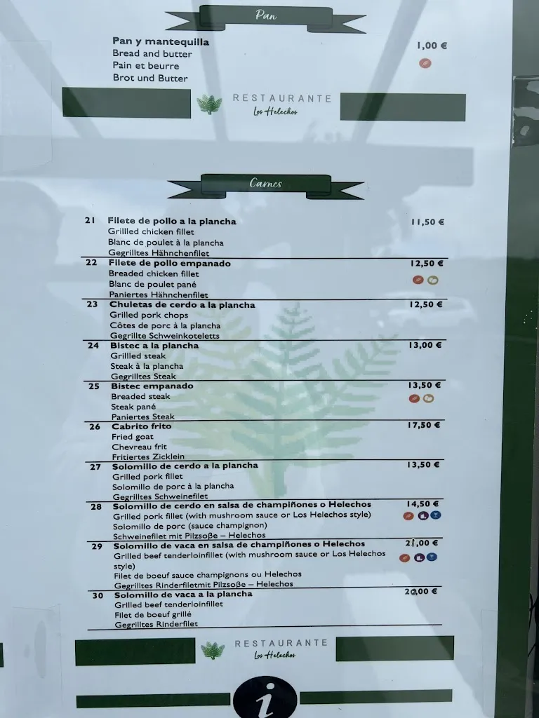 Menu_Bar-Restaurante Los Helechos_Haría_image_1