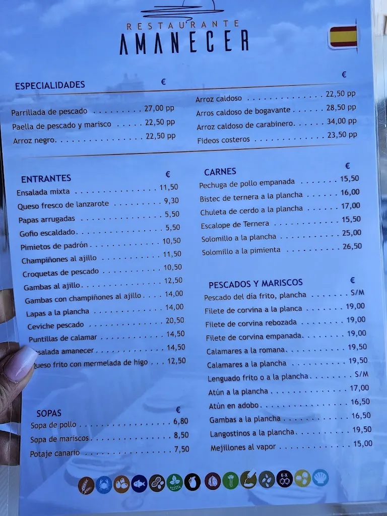 Menu_Restaurante Amanecer_Haría_immagine_2