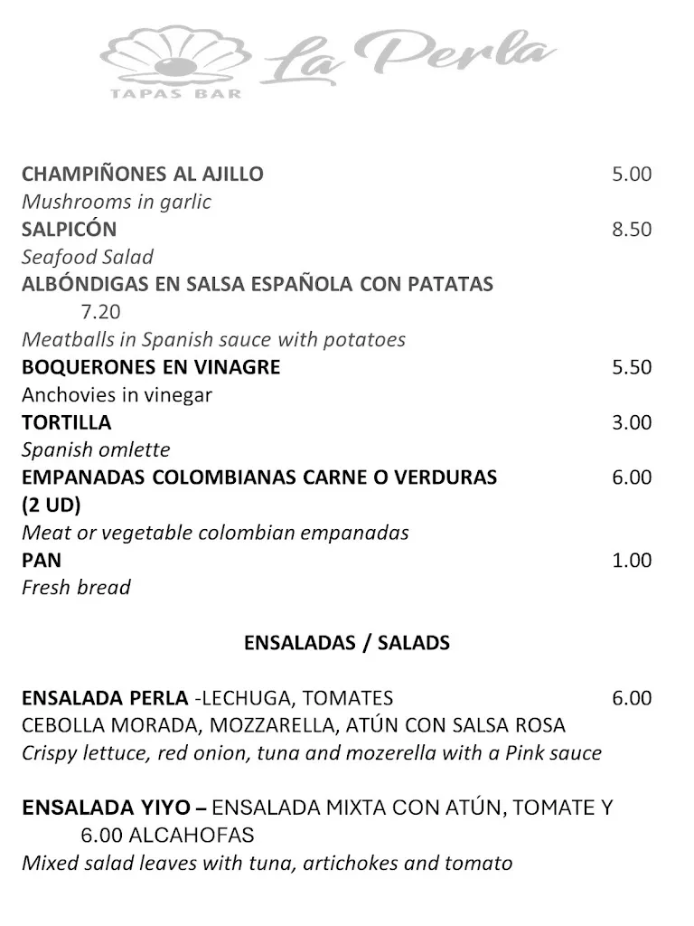 Menu_La Perla_Fondó de les Neus el/Hondón de las Nieves_immagine_2