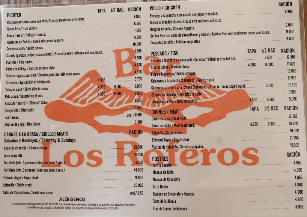 Menu_Bar Los Roferos_Haría_image_1