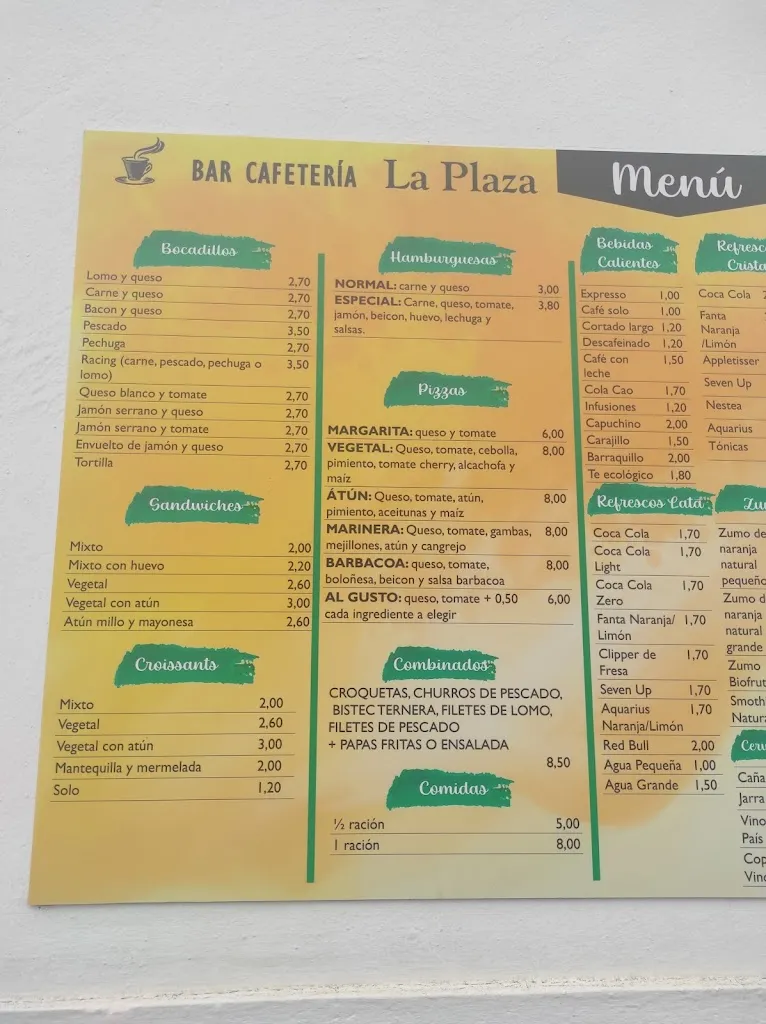 Menu_Bar Cafetería La Plaza_Haría_image_2