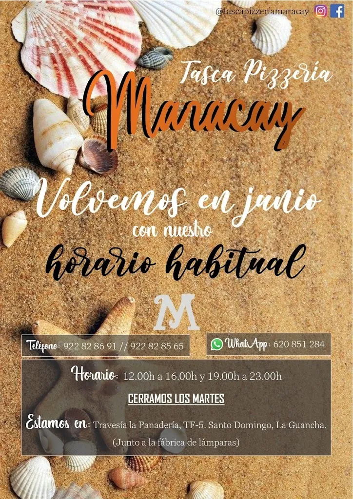Menu_Tasca Pizzería Maracay_La Guancha_image_1