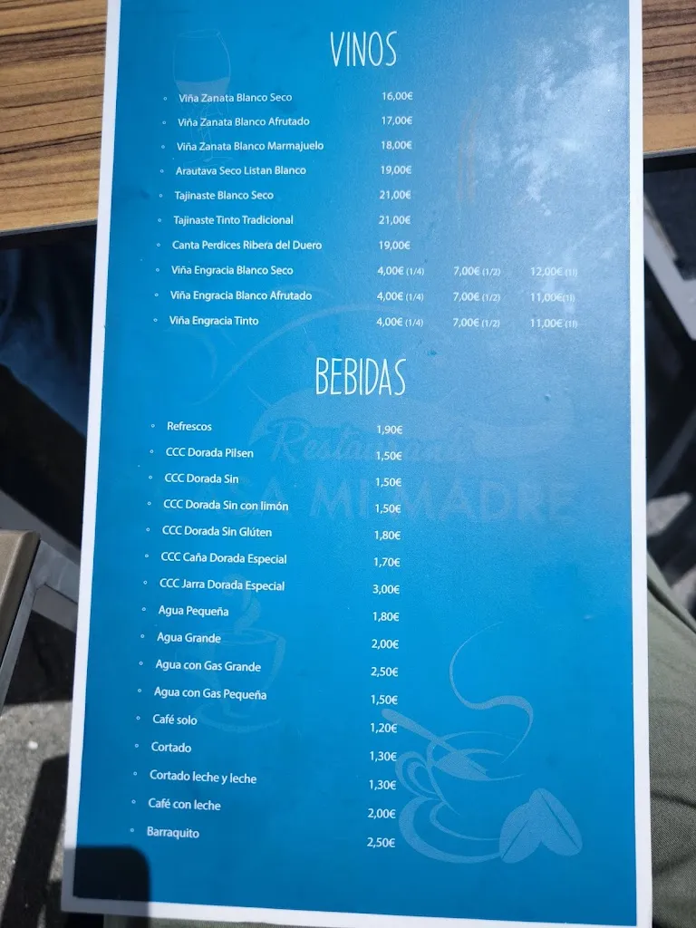 Menu_Mesón Casa Mi Madre_La Guancha_immagine_2