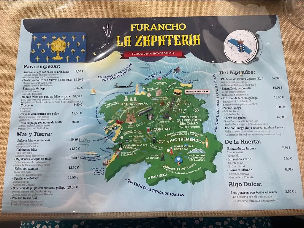 Menu_Furancho La Zapatería_La Guancha_immagine_3