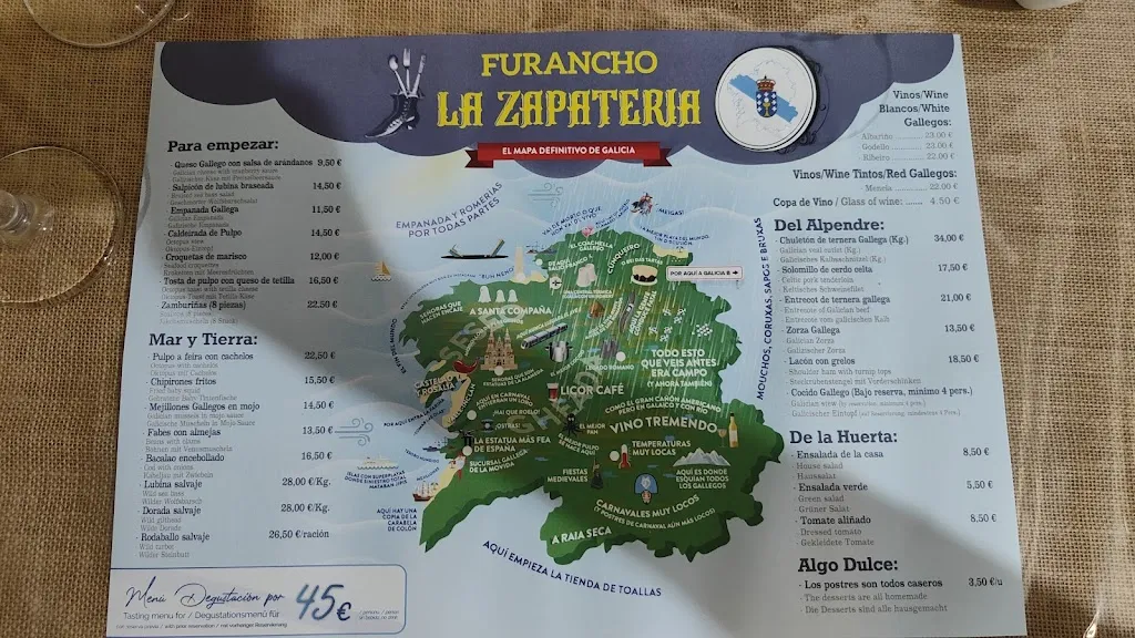Menu_Furancho La Zapatería_La Guancha_immagine_4