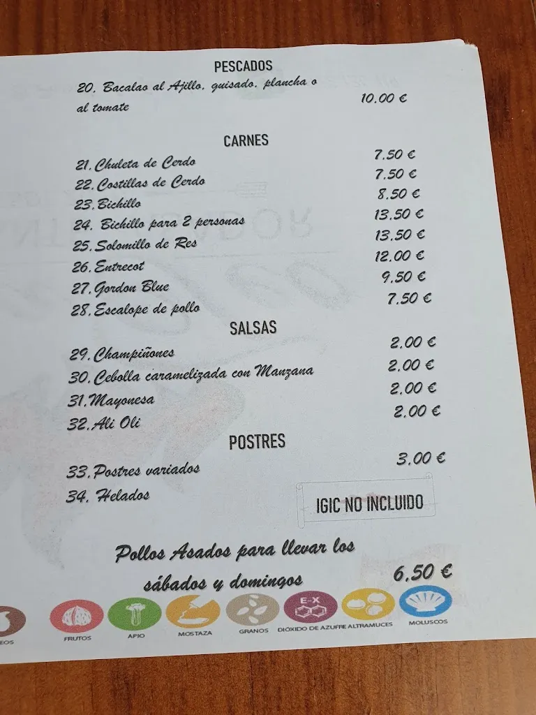 Menu_Restaurante Cafetería Casa Teo_La Guancha_immagine_2