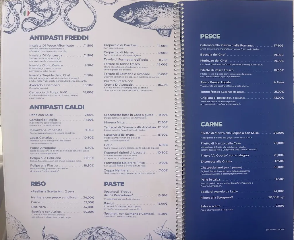Menu_RESTAURANTE EL ROQUE LOS PESCADORES_El Cotillo_image_3