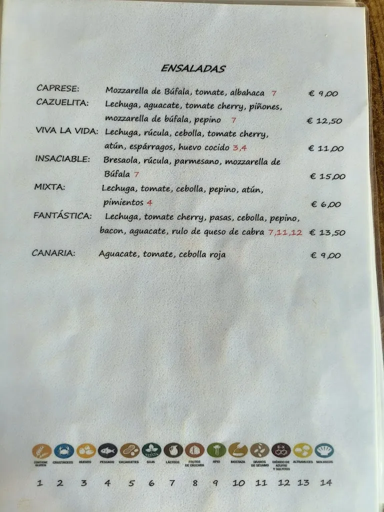 Menu_Las Cazuelitas, El Cotillo_El Cotillo_image_4