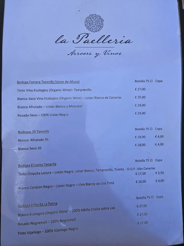 Menu_La Paelleria_El Cotillo_image_1