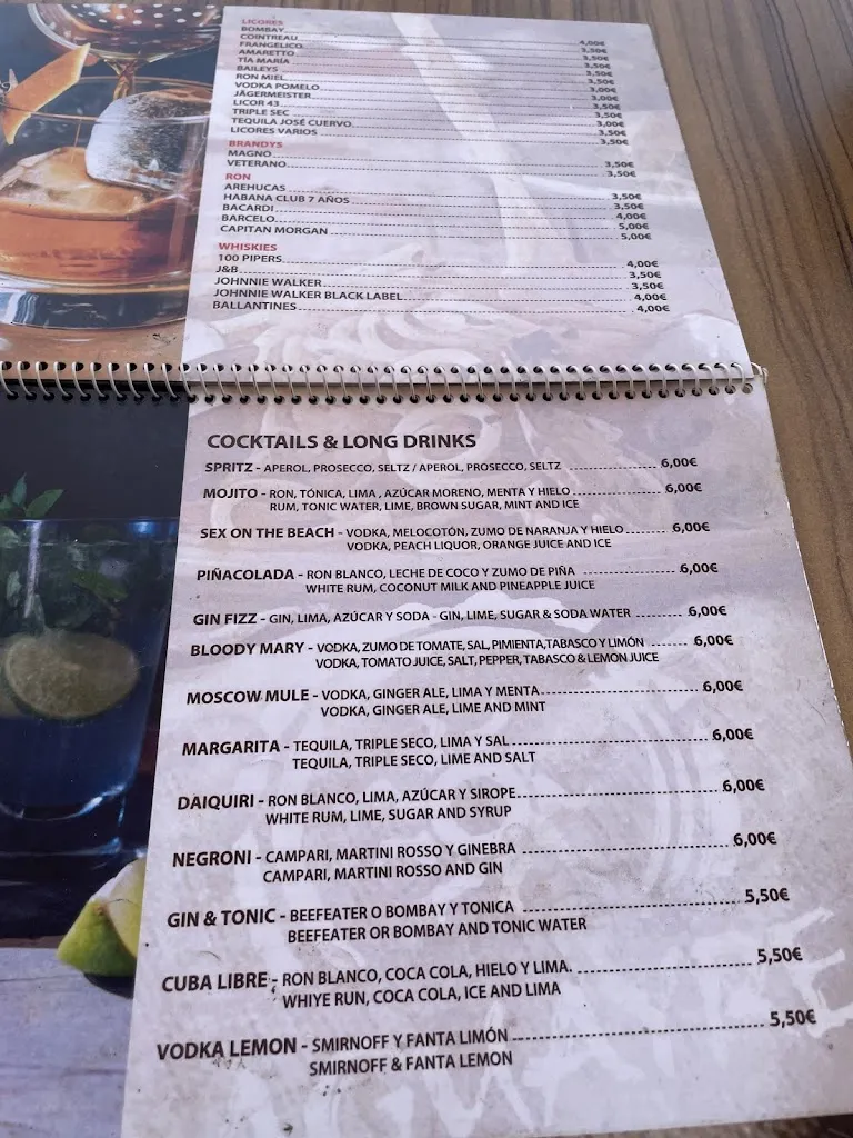 Menu_Bar Cafetería Aguayre_El Cotillo_image_4