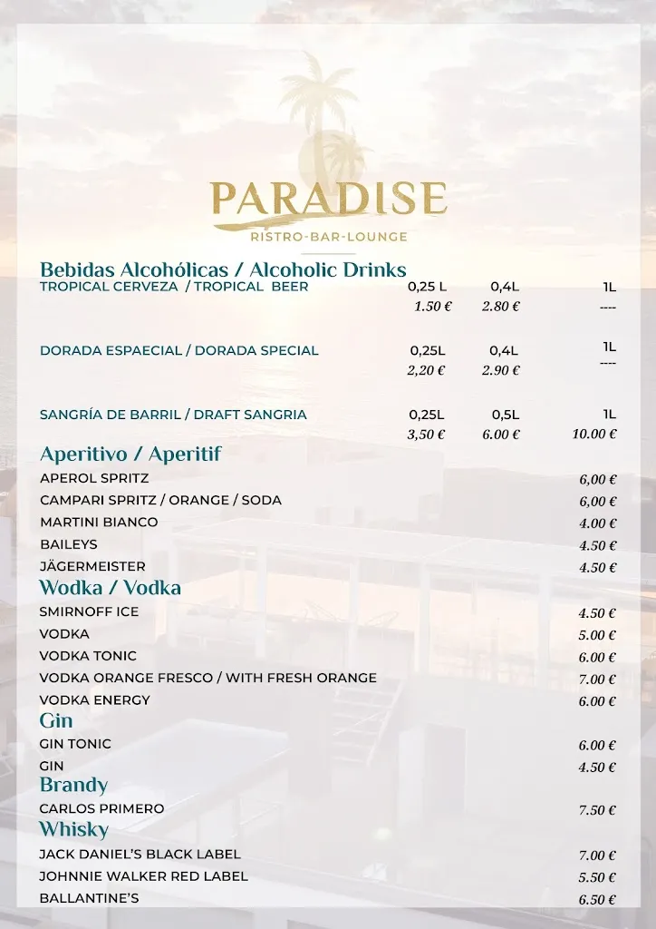 Menu_🏖 Paradise, 🥩 Restaurante SteakHouse 🥞 Creperia🍹 Lounge Bar - El Cotillo_El Cotillo_image_3