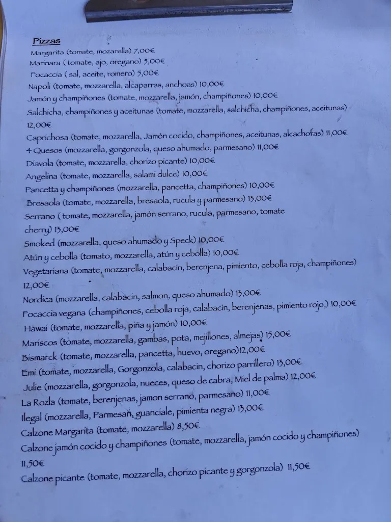 Menu_Leo's Beach Bar_El Cotillo_immagine_2