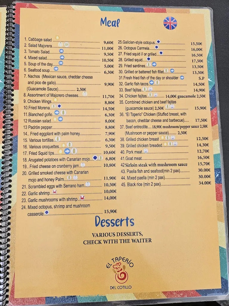 Menu_El taperio_El Cotillo_image_3