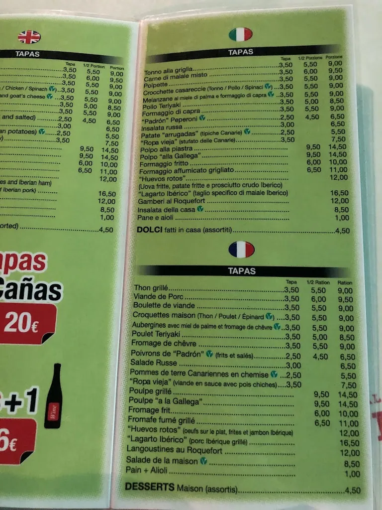 Menu_Restaurante Acorralado_El Cotillo_immagine_2