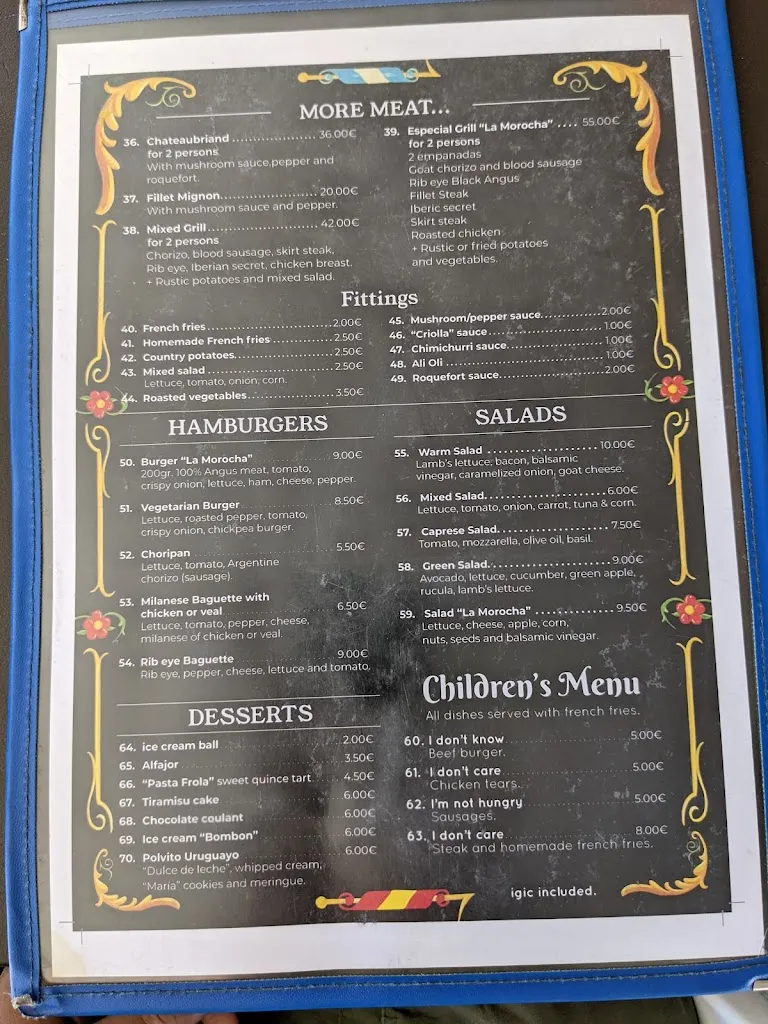 Menu_Restaurante La Morocha_El Cotillo_image_3