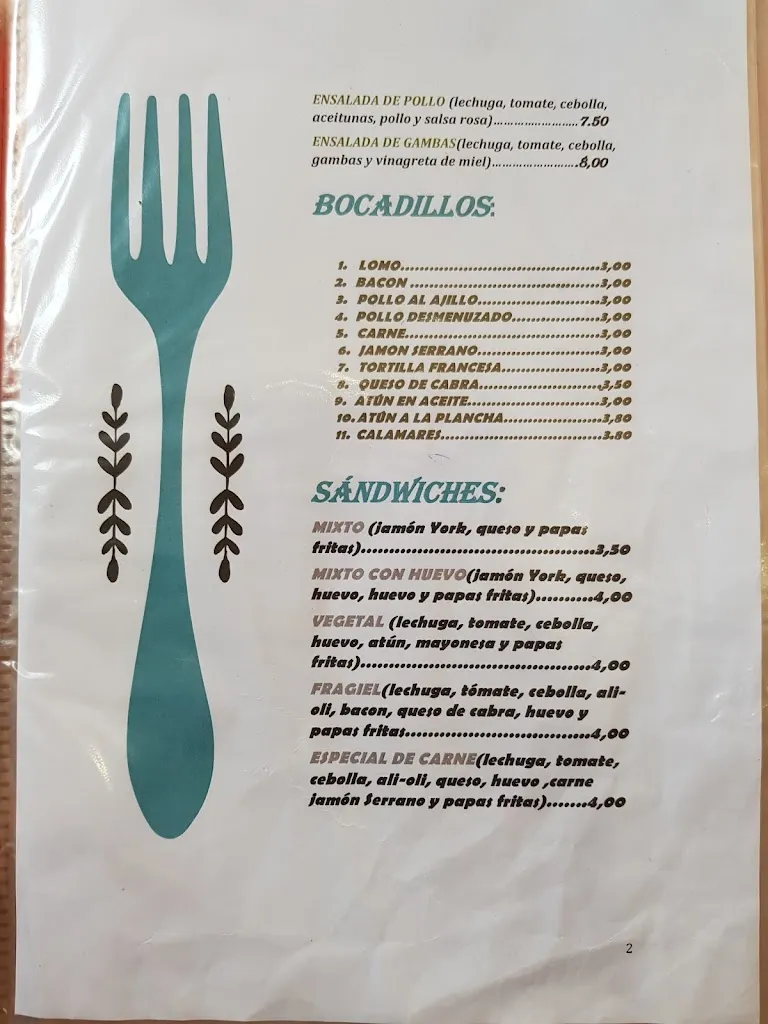 Menu_La Cantina de Fragiel_El Cotillo_immagine_2