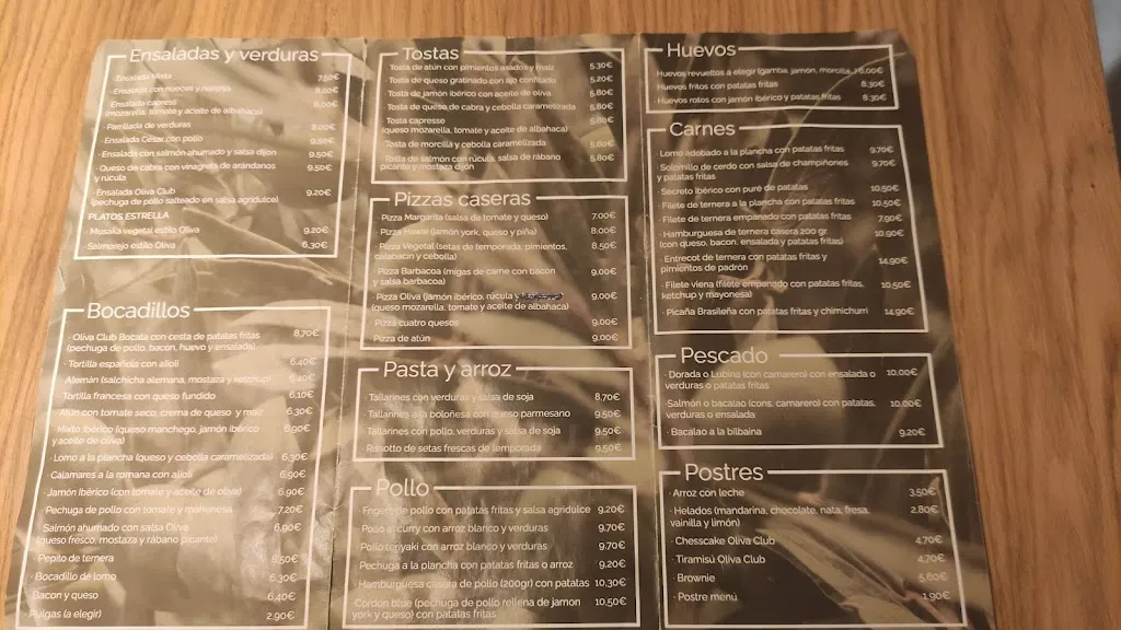 Menu_Restaurante Oliva_La Oliva_image_2