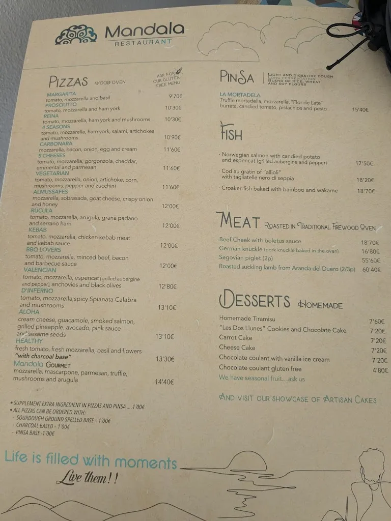 Menu_Pizza & Restaurant Mandala_La Oliva_image_3