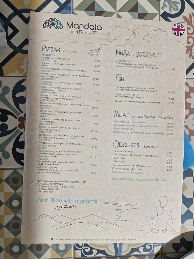 Menu_Pizza & Restaurant Mandala_La Oliva_image_4