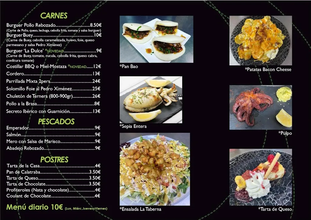 Menu_La Taberna De La Cruz_Granja de Rocamora_image_2