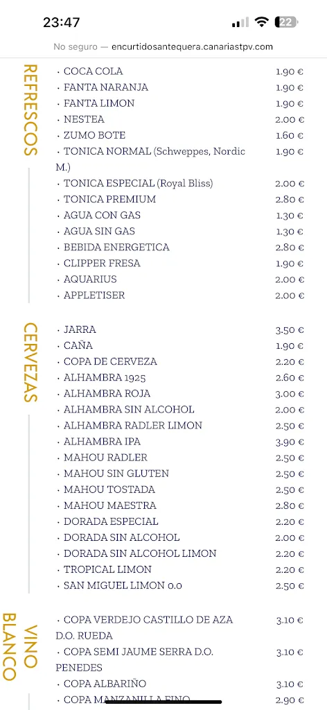 Menu_Restaurante Encurtidos Antequera_Gáldar_image_2