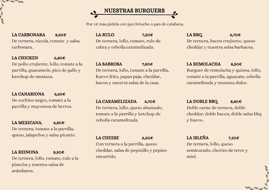 Menu_El Casco de Gáldar_Gáldar_immagine_3