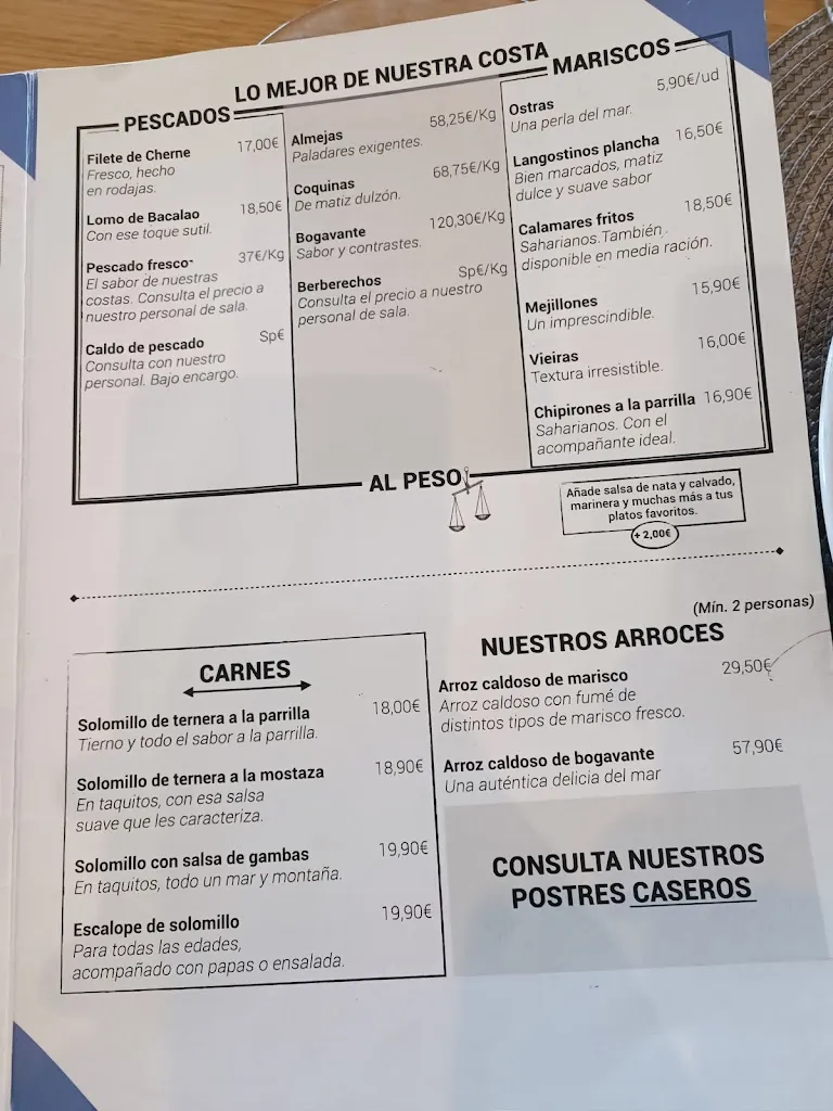 Menu_La Pizarra: Sabores del Mar_Gáldar_image_2