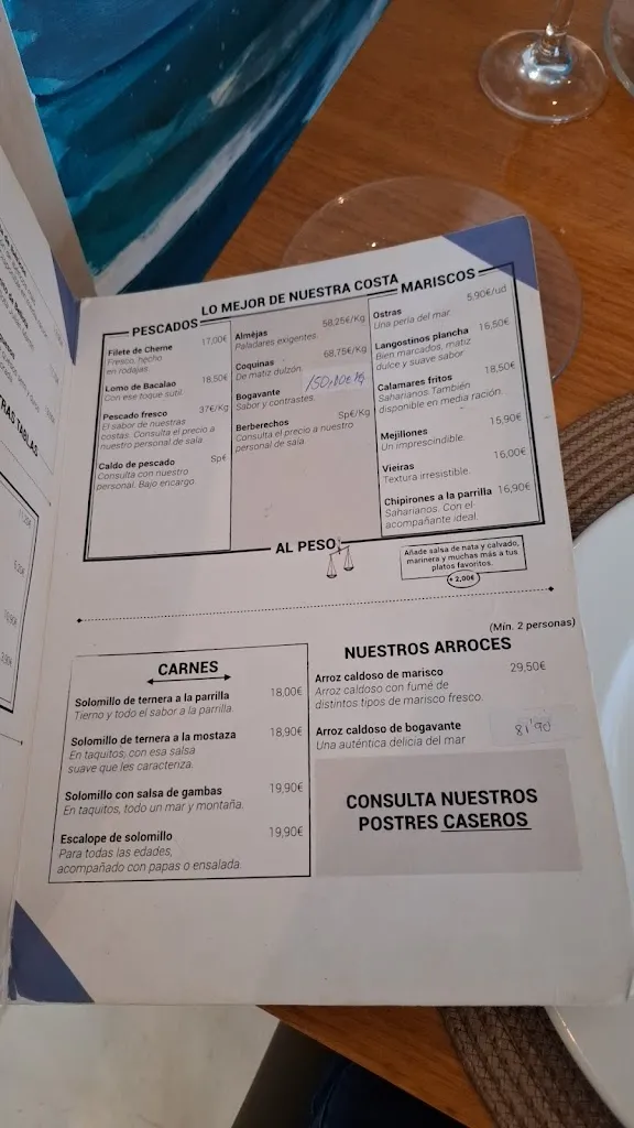 Menu_La Pizarra: Sabores del Mar_Gáldar_image_3