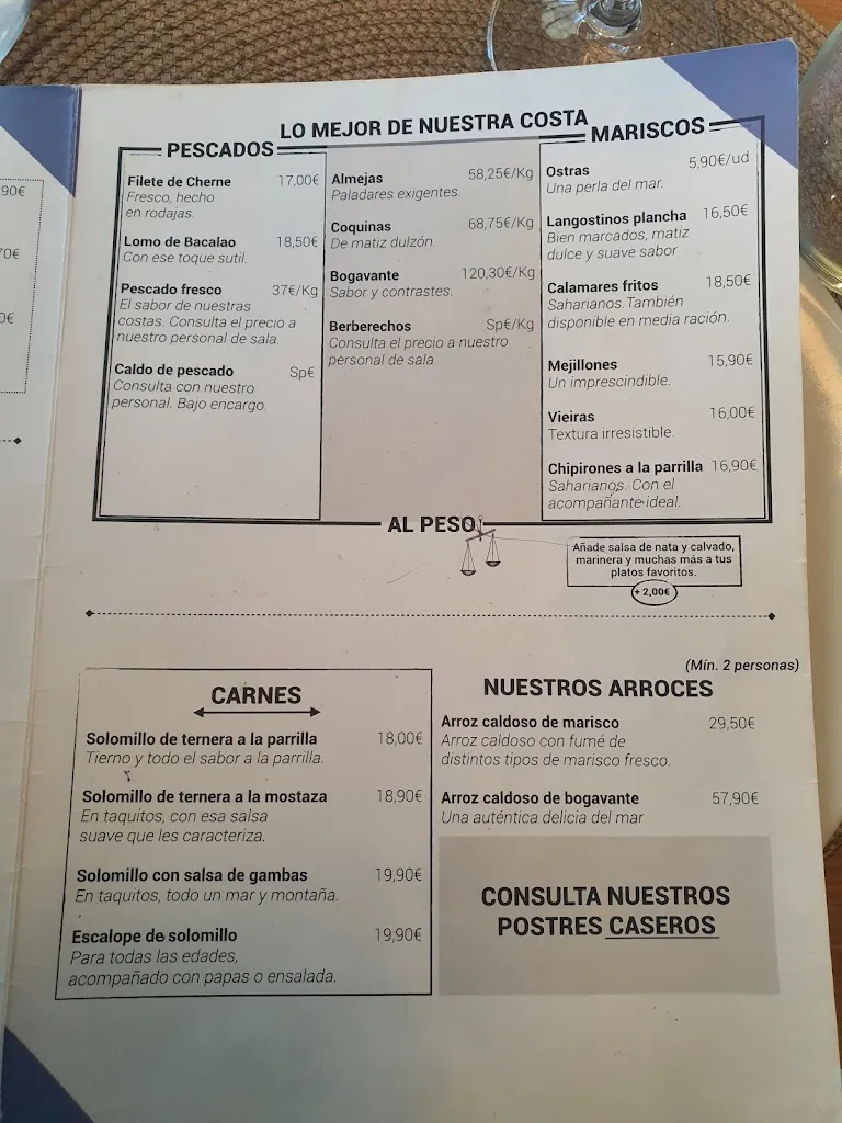Menu_La Pizarra: Sabores del Mar_Gáldar_image_4
